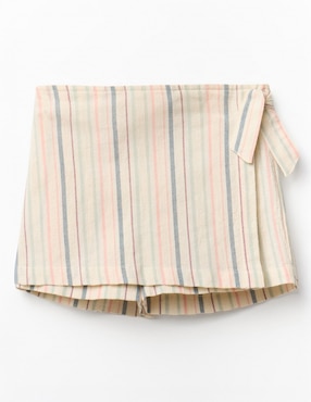 Falda short Sfera de algodón para niña