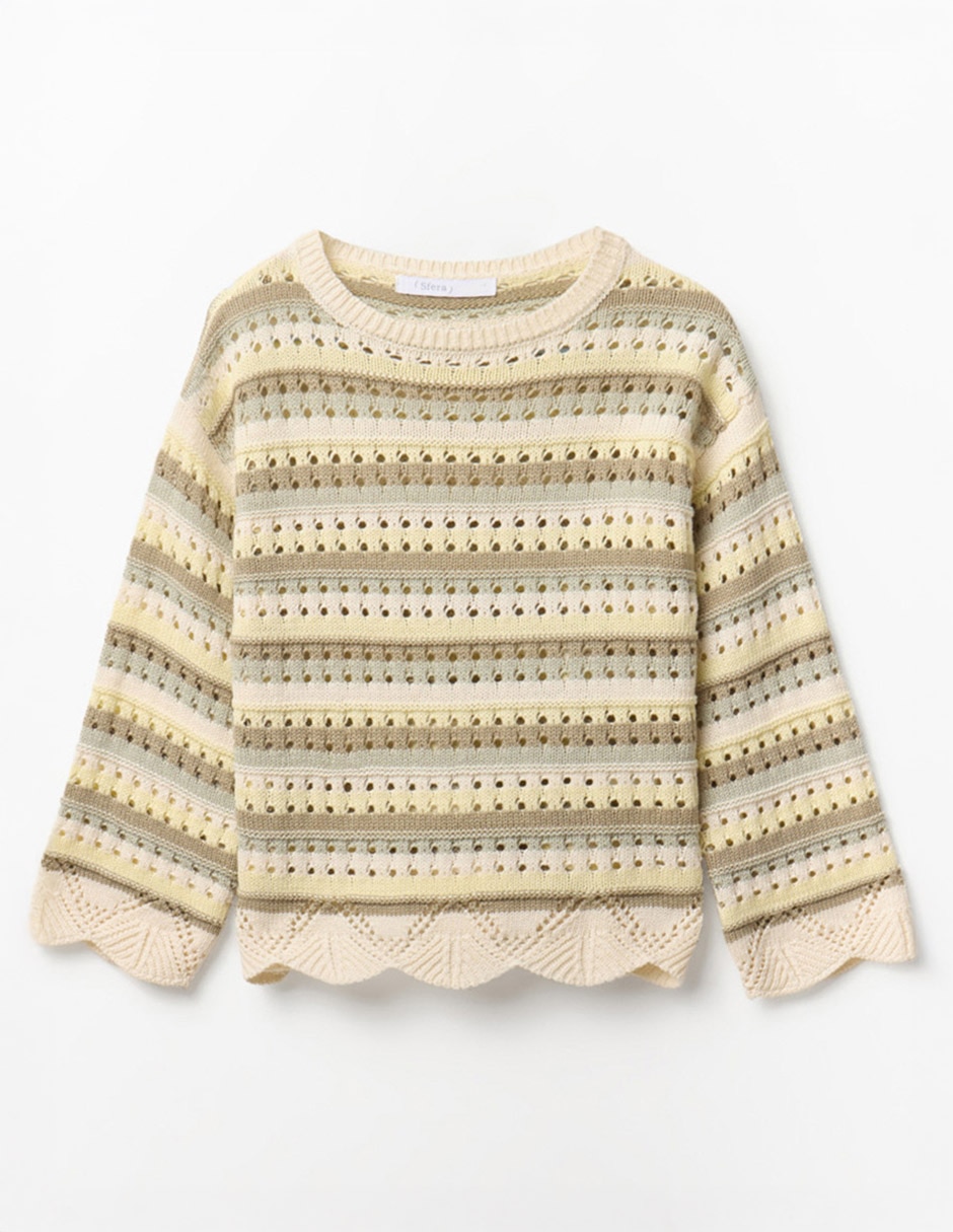 Jersey tejido para niña Jersey tejido para niña