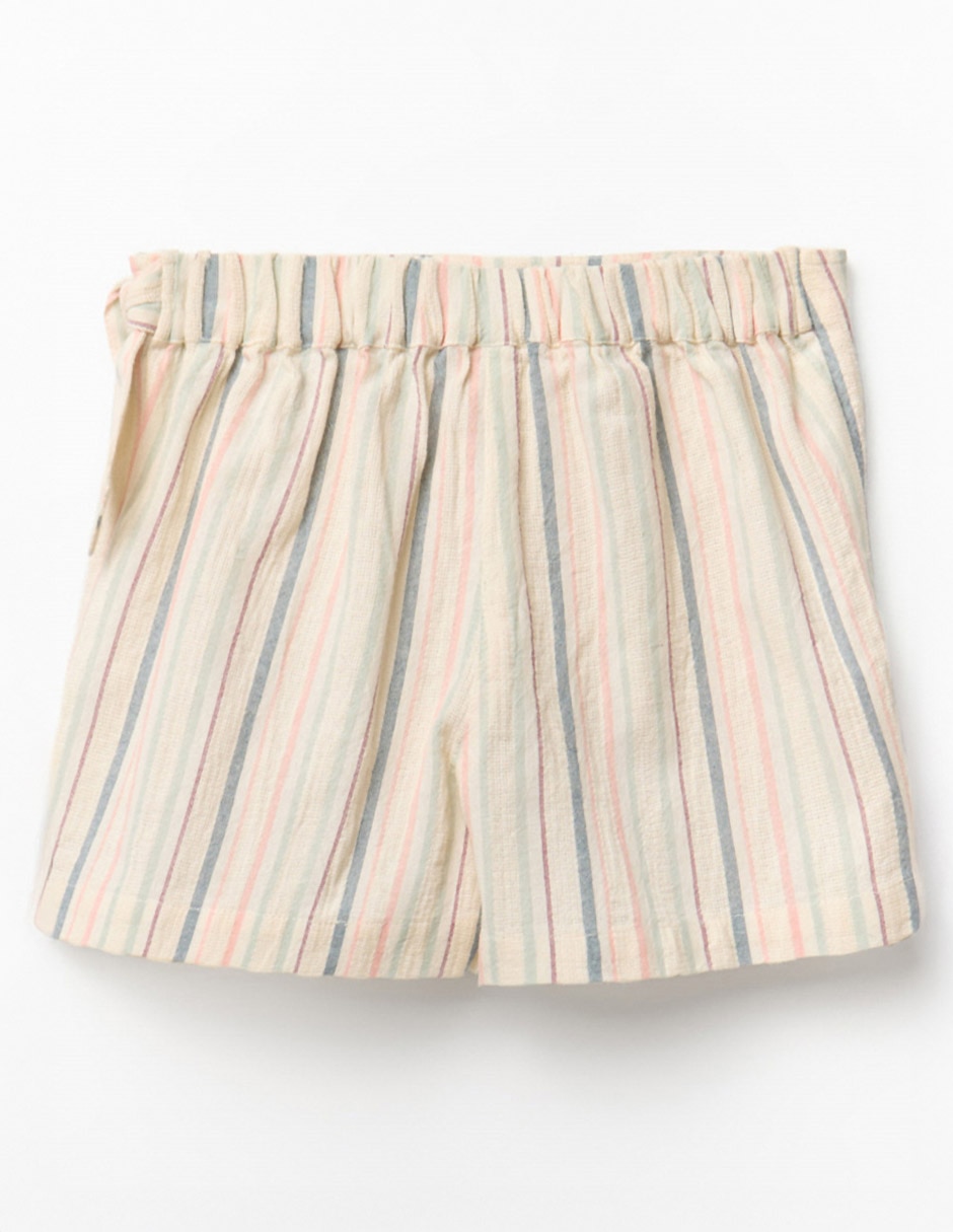 Falda short de algodón para niña 2